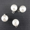 Pearl buttons 8mm / 10 or 100 pcs 1879