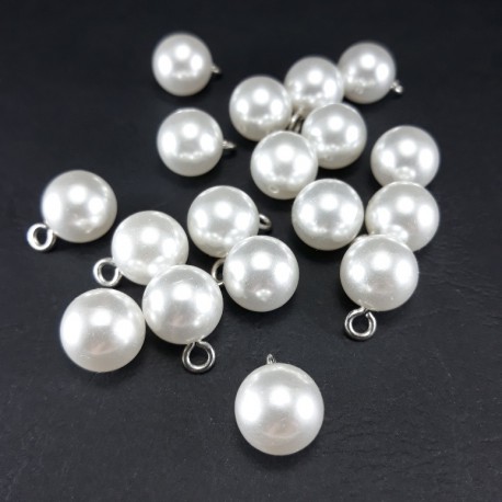 Guziki perłowe 12mm/10 lub 100szt 1879 - 16025