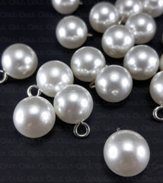 Guziki perłowe 12mm/10 lub 100szt 1879