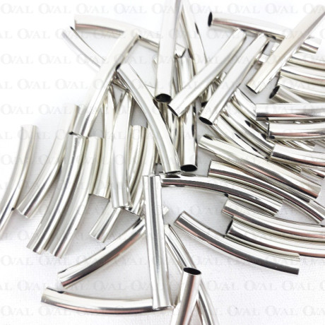Eyelet – silver tube 40mm/100pcs 2039