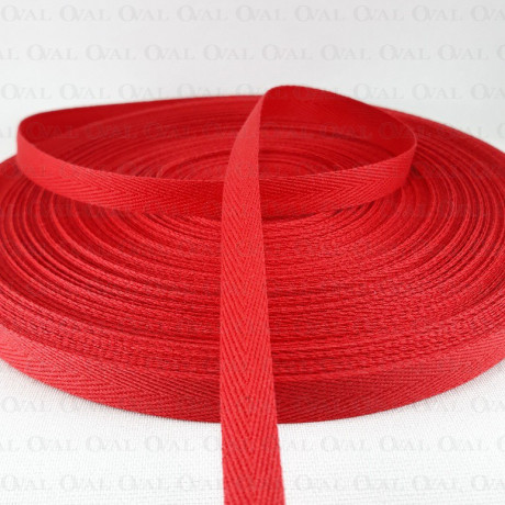 Cotton herringbone tape 14mm / 50m 3208