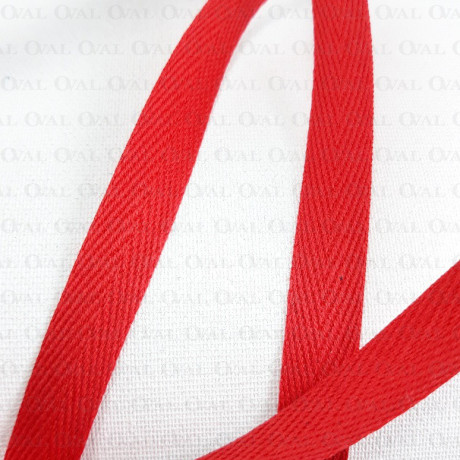 Cotton herringbone tape 14mm / 50m 3208