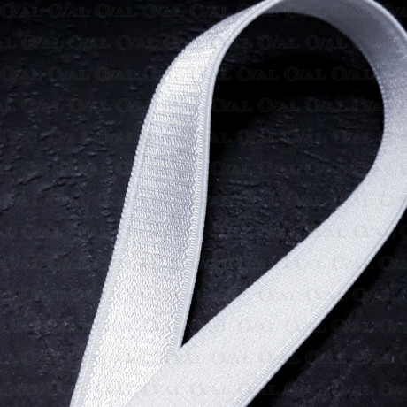 Strap elastic 12mm/1m white 2798 E