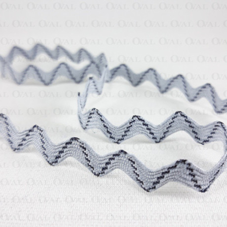 Taśma zygzak ,fala ozdobna 6mm/1y    2289