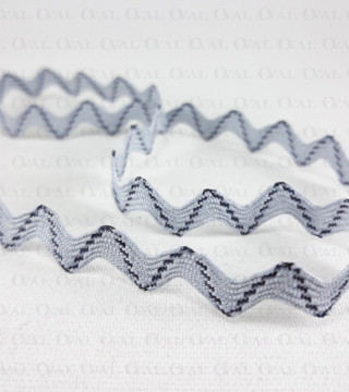 Taśma zygzak ,fala ozdobna 6mm/1y    2289