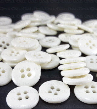 Plastic button 12mm and 15mm / 10 or 100 pcs 1883