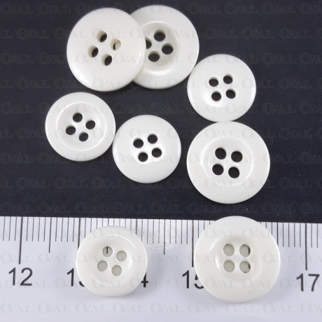 Plastic button 12mm and 15mm / 10 or 100 pcs 1883