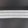 Elastic cotton lace 55mm/1y white 3221
