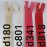 Concealed zip 30cm various colours no. 1352