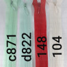 Concealed zip 30cm various colours no. 1352