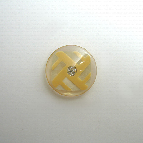 Polyester button 27mm no. 886