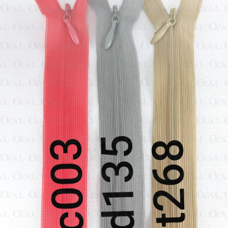 Kryty zamek błyskawiczny 30cm nr 1352