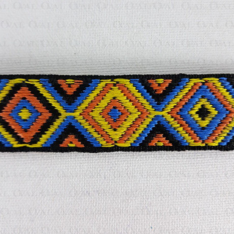 Ethnic decorative ribbon 25mm/1m 3231