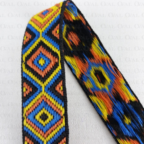 Ethnic decorative ribbon 25mm/1m 3231