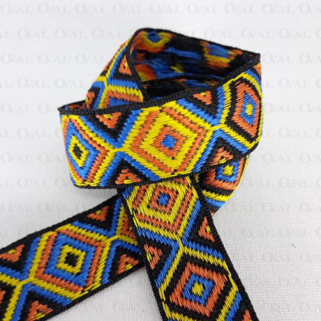 Ethnic decorative ribbon 25mm/1m 3231