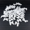 Decorative bow 10 or 100 pcs white 3233