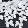 Decorative bow 10 or 100 pcs white 3233