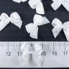 Kokardka ozdobna 10 lub 100szt biel 3233