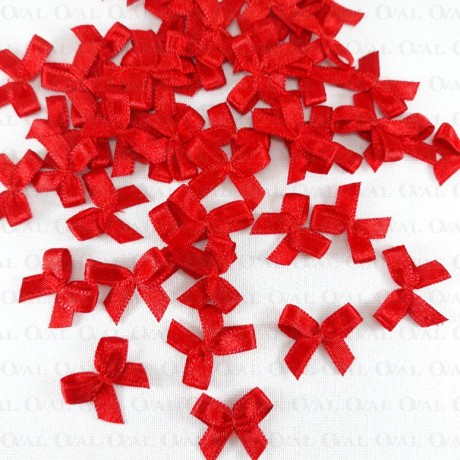 Decorative bow 10 or 100 pcs red 3234