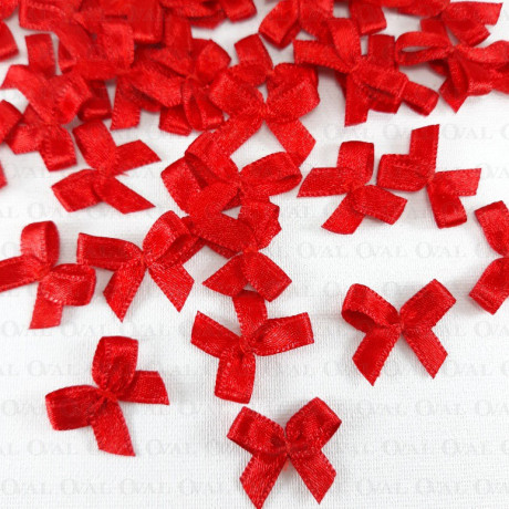 Decorative bow 10 or 100 pcs red 3234