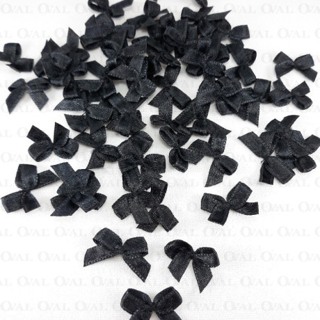 Decorative bow 10 or 100 pcs black 3235