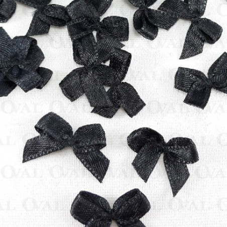 Decorative bow 10 or 100 pcs black 3235