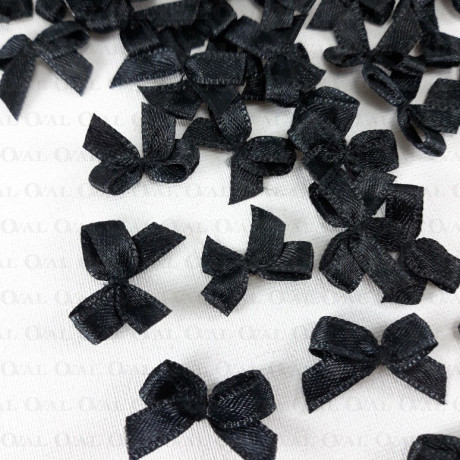 Decorative bow 10 or 100 pcs black 3235