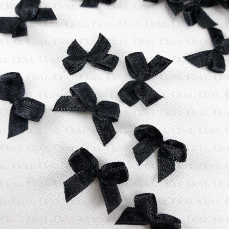 Decorative bow 10 or 100 pcs black 3235