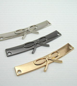 Decorative plate Bow Various colours No. 827