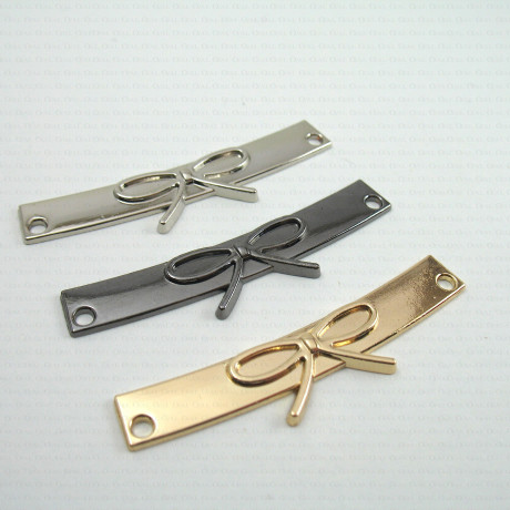 Decorative plate Bow Various colours No. 827