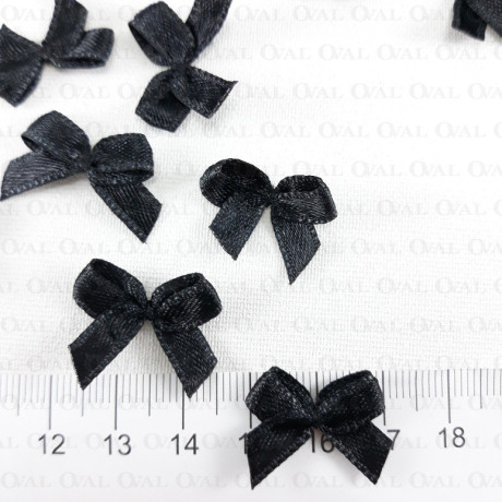 Decorative bow 10 or 100 pcs black 3235