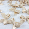 Decorative bow 10 or 100 pcs beige 3236