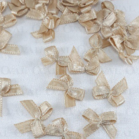 Decorative bow 10 or 100 pcs beige 3236