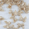 Decorative bow 10 or 100 pcs beige 3236