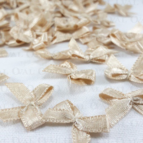 Decorative bow 10 or 100 pcs beige 3236