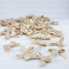 Decorative bow 10 or 100 pcs beige 3236
