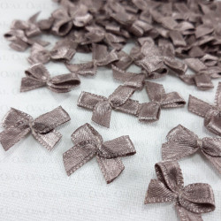 Kokardka ozdobna 10 lub 100szt beżowo-szary 3237 Kokardka ozdobna 10 lub 100szt beżowo-szary 3237