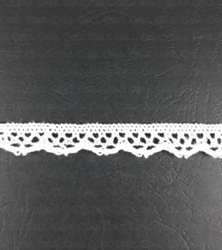 Cotton lace 11mm/1 or 20 yards white 3240
