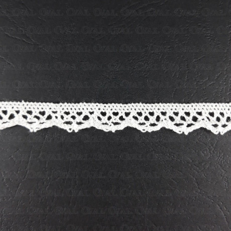 Koronka bawełniana 11mm/1 lub 20yard  biel  3240