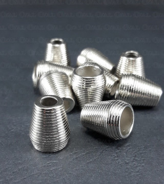 Metal end piece Pack of 10 pcs no: 1586