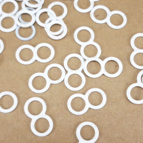 Metal adjuster 6mm / 200pcs snowman 3246