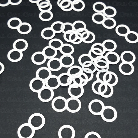 Metal adjuster 6mm / 200pcs snowman 3246