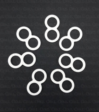 Regulator metalowy 6mm/200szt bałwanek  3246