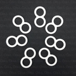 Regulator metalowy 6mm/200szt bałwanek 3246 Regulator metalowy 6mm/200szt bałwanek 3246