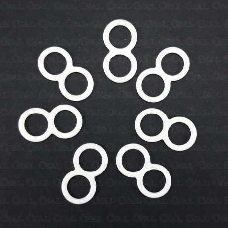 Metal adjuster 6mm / 200pcs snowman 3246