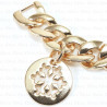 Metalowy łącznik 110mm/złoty 2099
