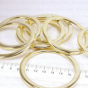 Golden plastic ring 60mm/1pc 3247