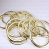 Golden plastic ring 60mm/1pc 3247