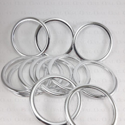 Kółko plastikowe srebrne 60mm/1szt 3248 Kółko plastikowe srebrne 60mm/1szt 3248