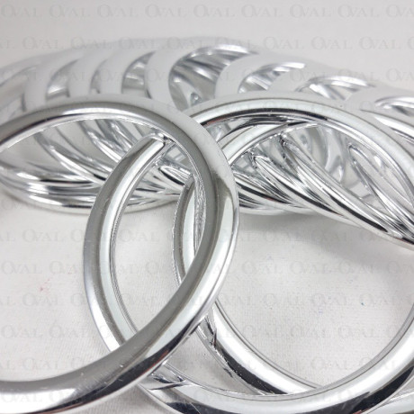 Silver plastic ring 60mm/1 piece 3248